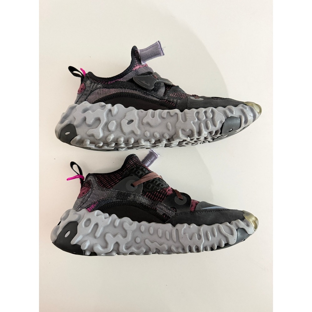 Nike ISPA Overreact Flyknit Mens 10.5 Black Shadowberry CD9664-002 Sneakers - Picture 7 of 9
